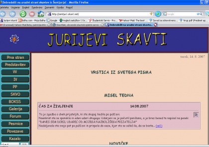 Prenavljanje spletne strani Jurijevih skavtov