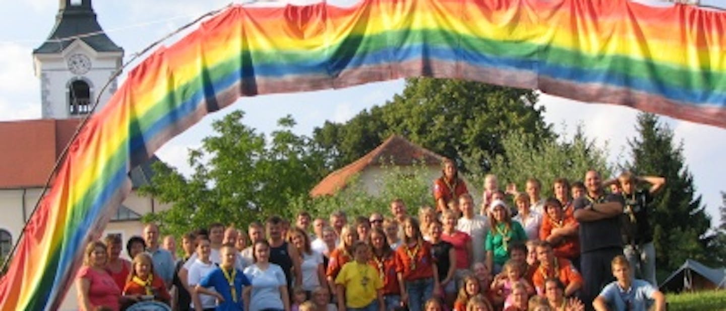 Mavrična goša praznovala 10 let skavtstva