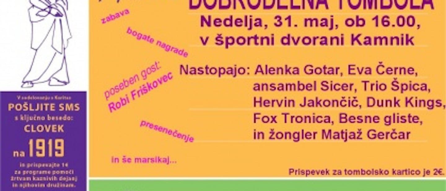 Kje bom v nedeljo 31. maja?