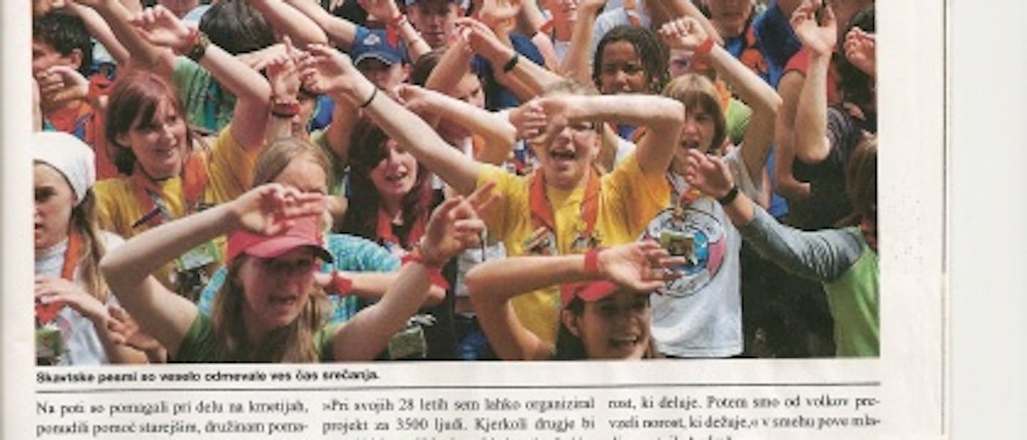 Naš Jamboree odmeva tudi širše