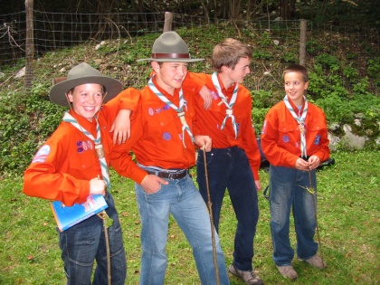 Začetek skavtskega leta v Bovcu