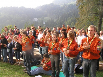 Uspešen začetek novega skavtskega leta za steg...