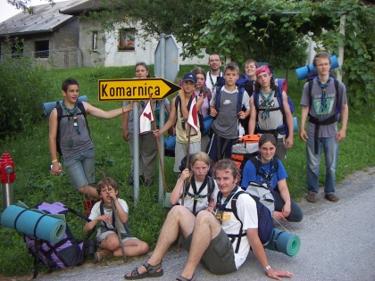 kraja zastave na taboru čete Maribor 1