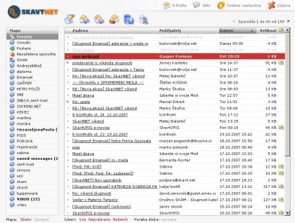 Izboljšan sistem e-pošte in nov skavtski...