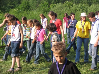 Ostrorogi jelen zaključil skavtsko leto