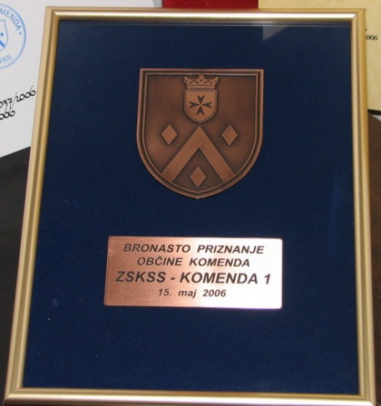 Spodbuda za naše delo - bronasto priznanje