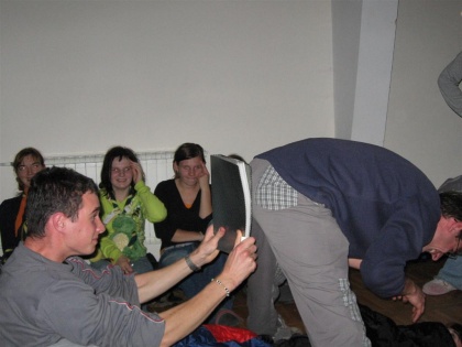 Klan Ježkov na izhodu v Šentilju