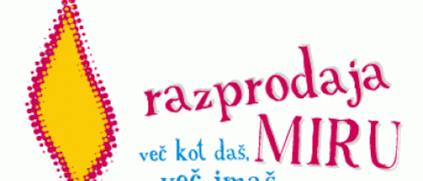 Totalna razprodaja!