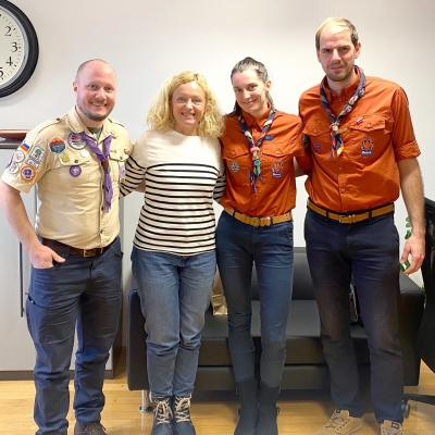 SKAVTI IN TABORNIKI NA URADU ZA MLADINO RS