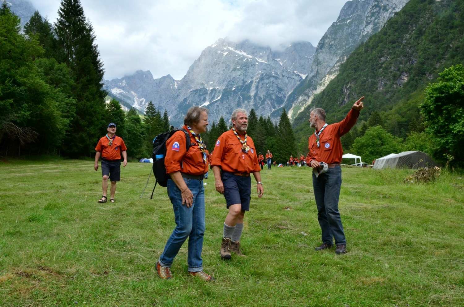 Načelnik z ženo Marijo in Žarkom