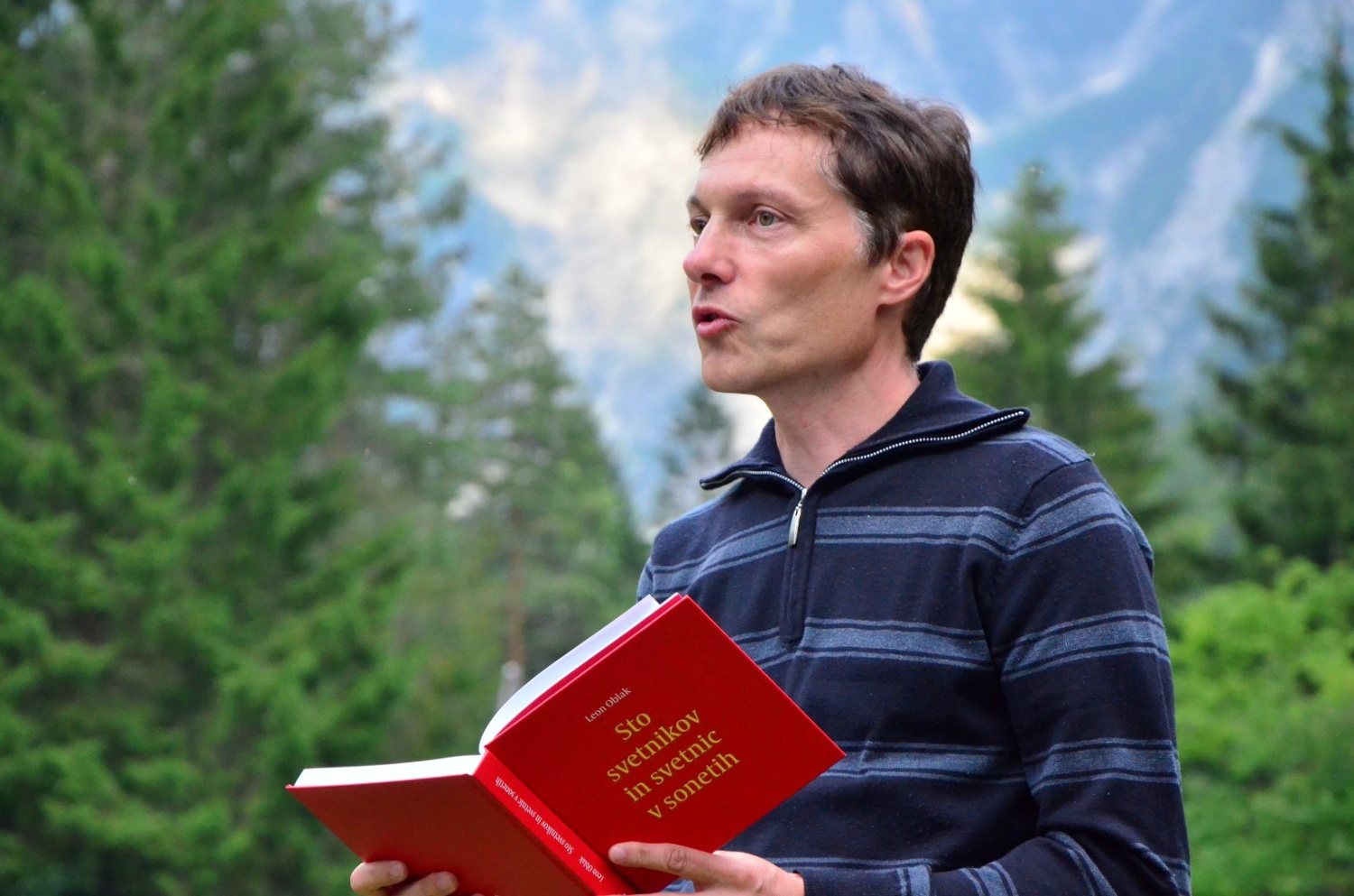 Pesnik Leon Oblak nam je predstavil moč svetnikov