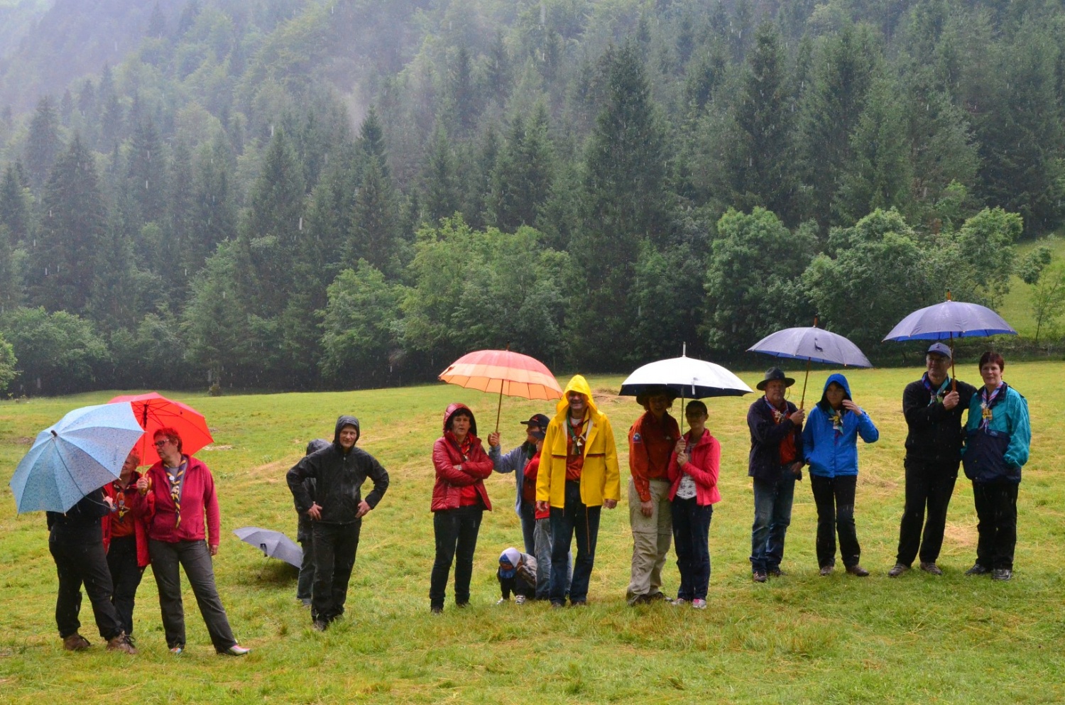 Zadnji dan je bilo malo dežja