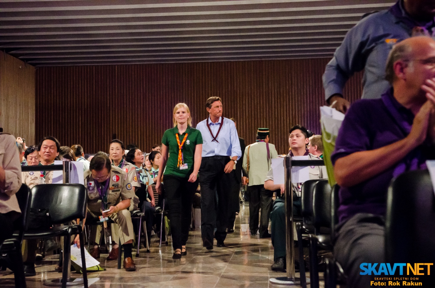 Predsednik Borut Pahor na otvoritveni slovesnosti 40. Svetovne skavtske konference