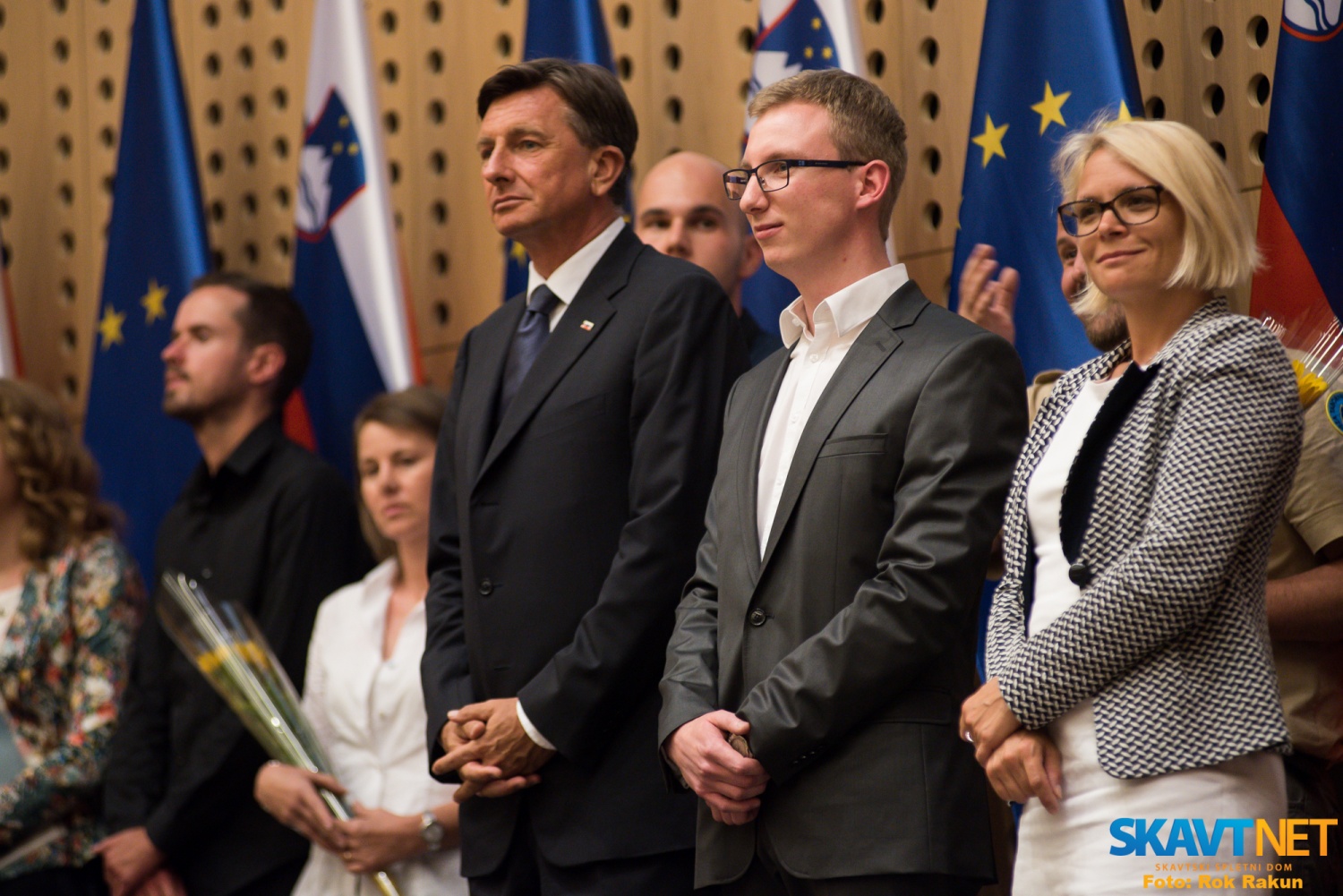 predsednik RS Borut Pahor, predsednik MSS Tin Kampl, ministrica dr. Anja Kopač Mrak