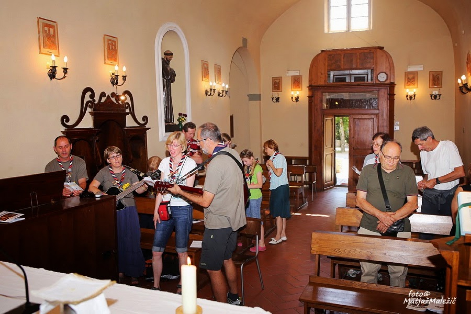 Pri sveti maši, Celice pri Cortoni