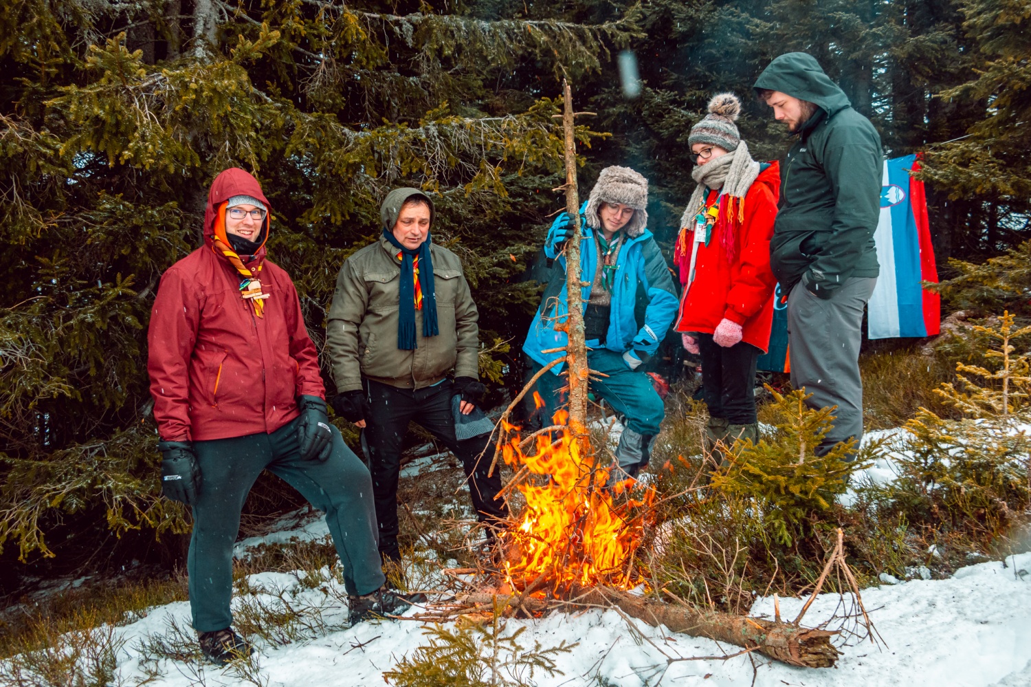 Beli jelen 2020: Komaj sem se jim skril!