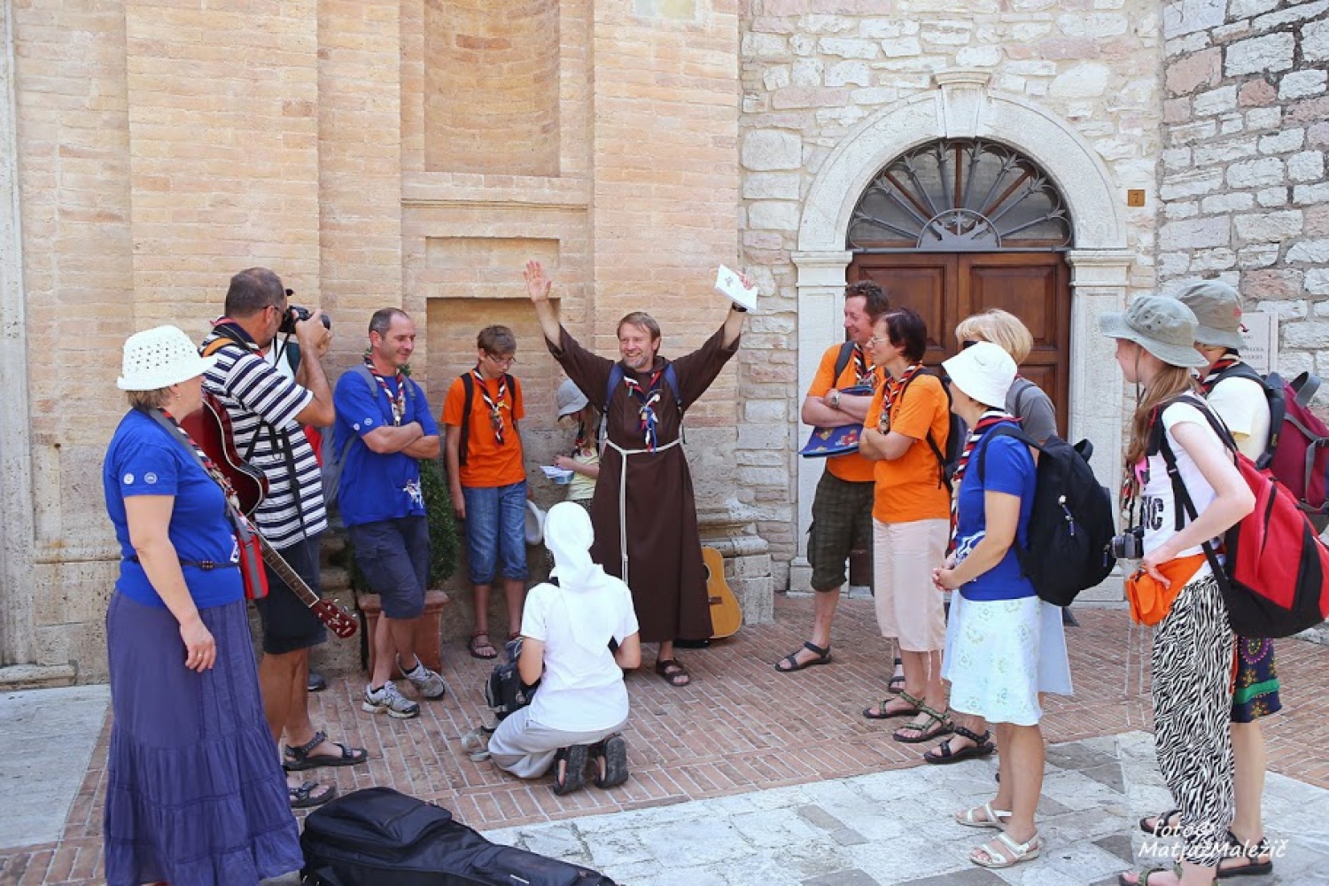 Pred Frančiškovo rojstno hišo