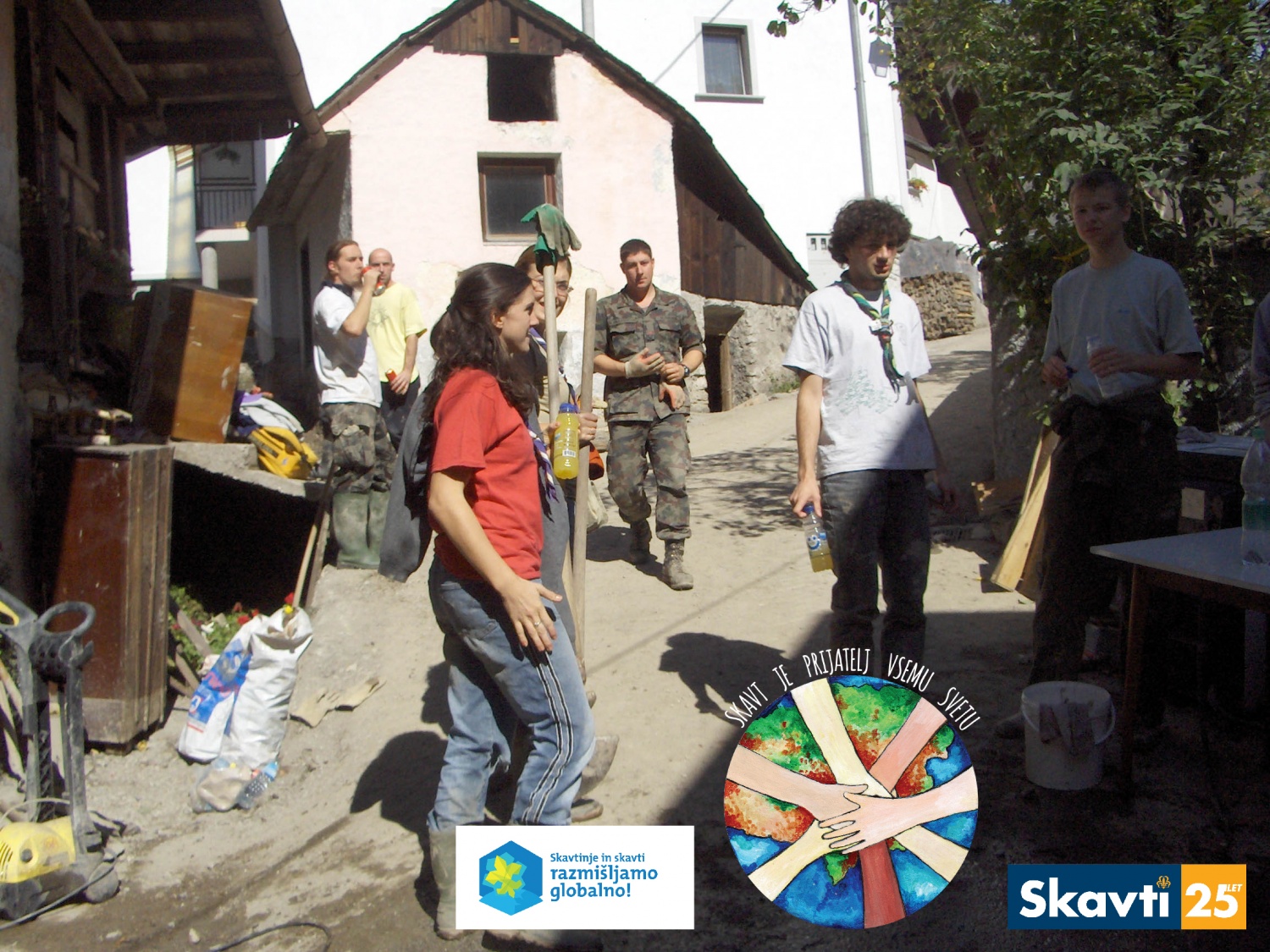 Skavtska pomoč po poplavah