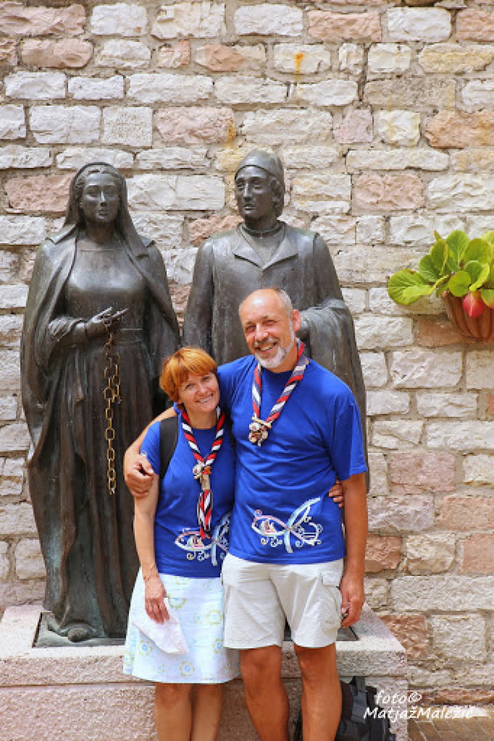 Nada in Matjaž ter Frančiškova starša