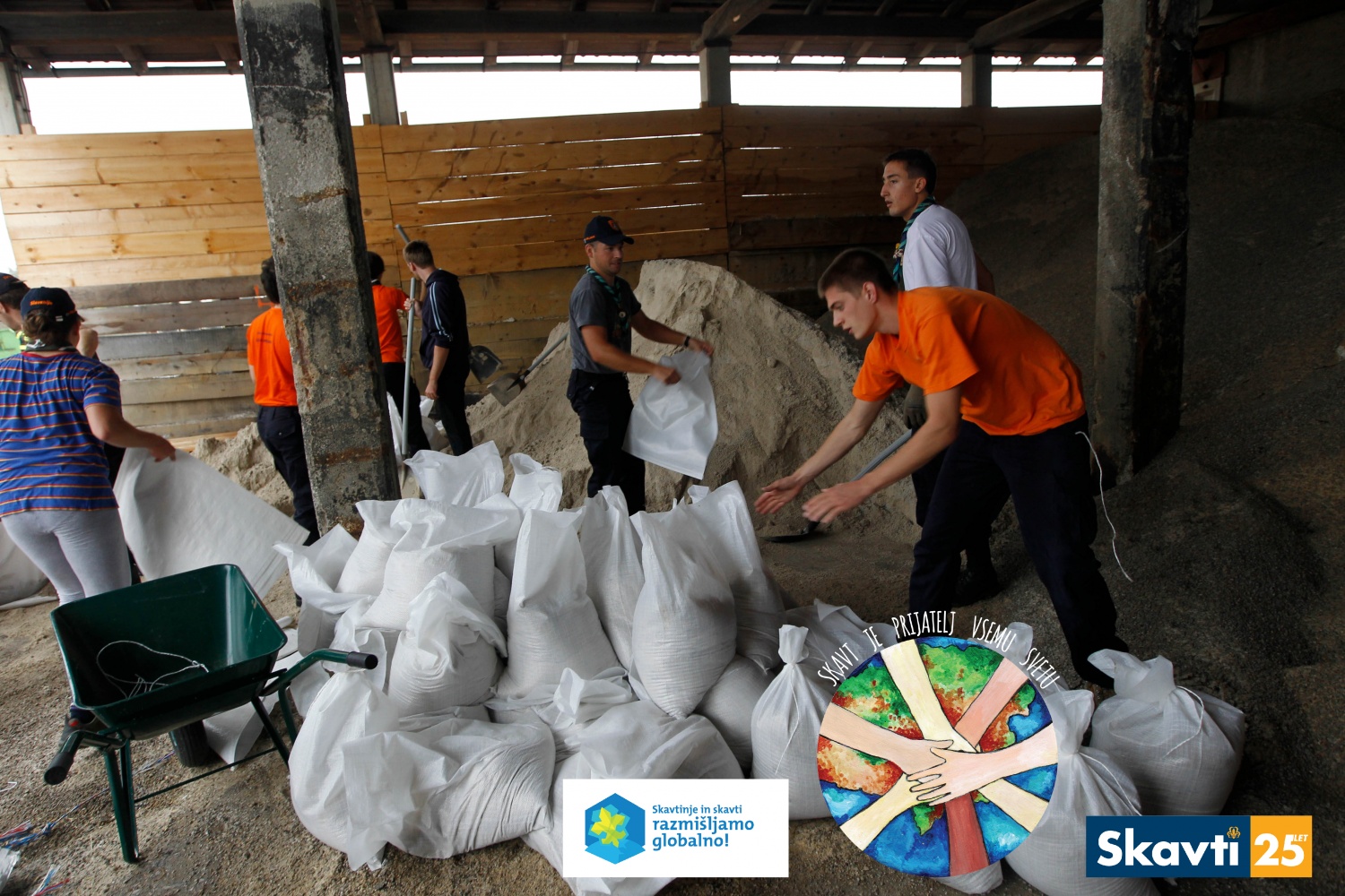 Skavtska pomoč ob poplavah