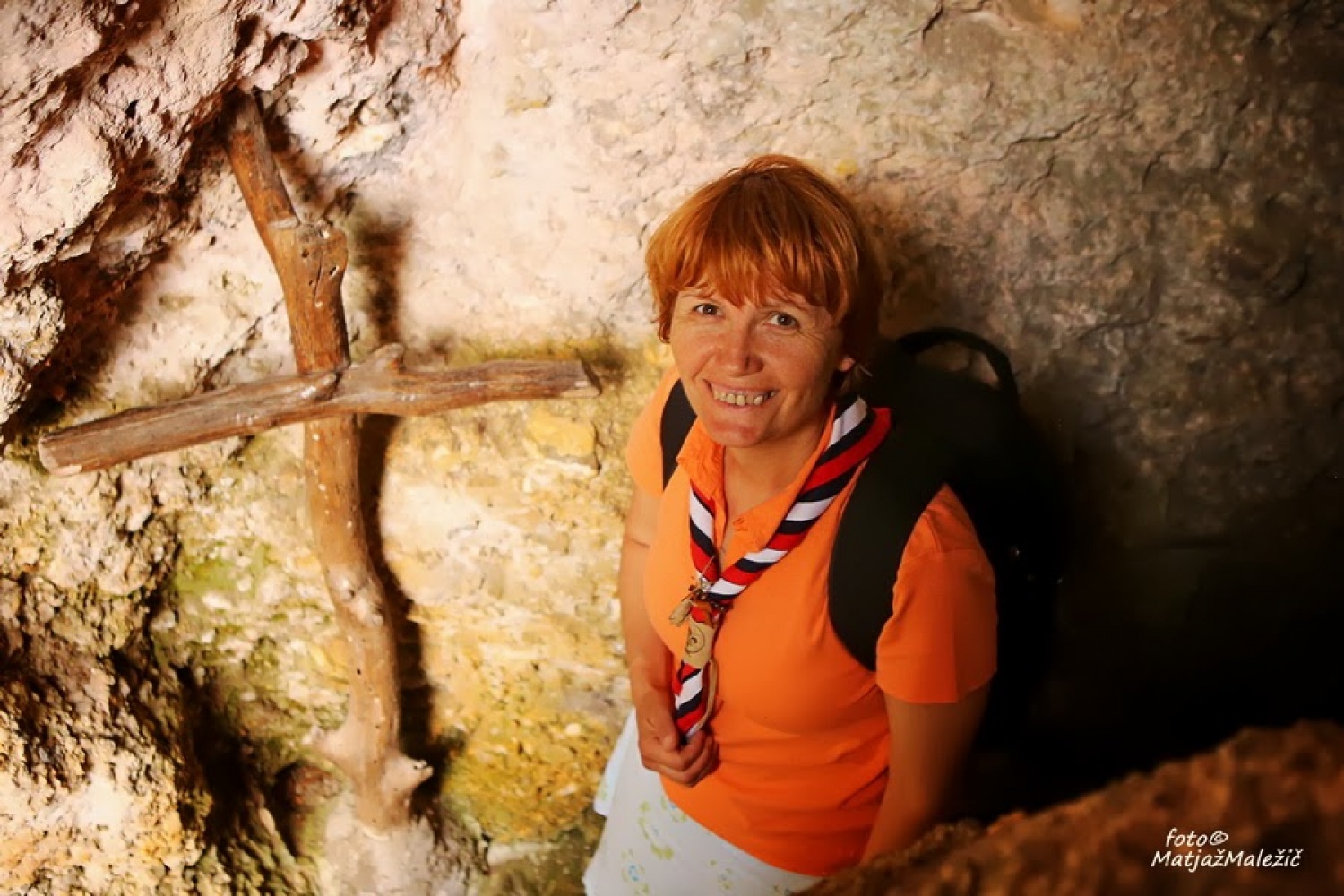 Med skalami v Fonte Colombu