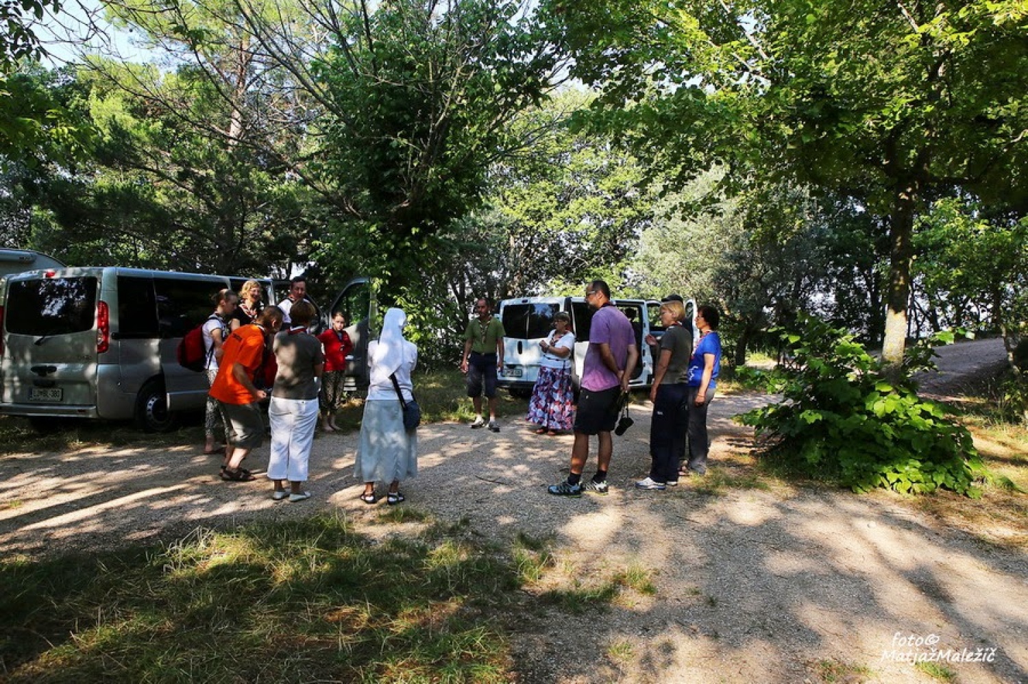 Krog pred odhodom iz tabora