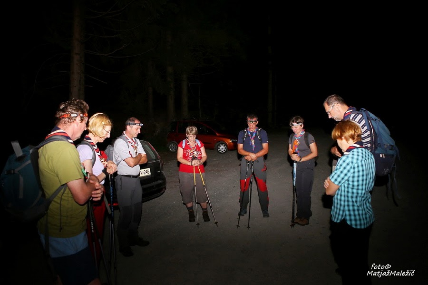 Začetni krog na Črnem kalu