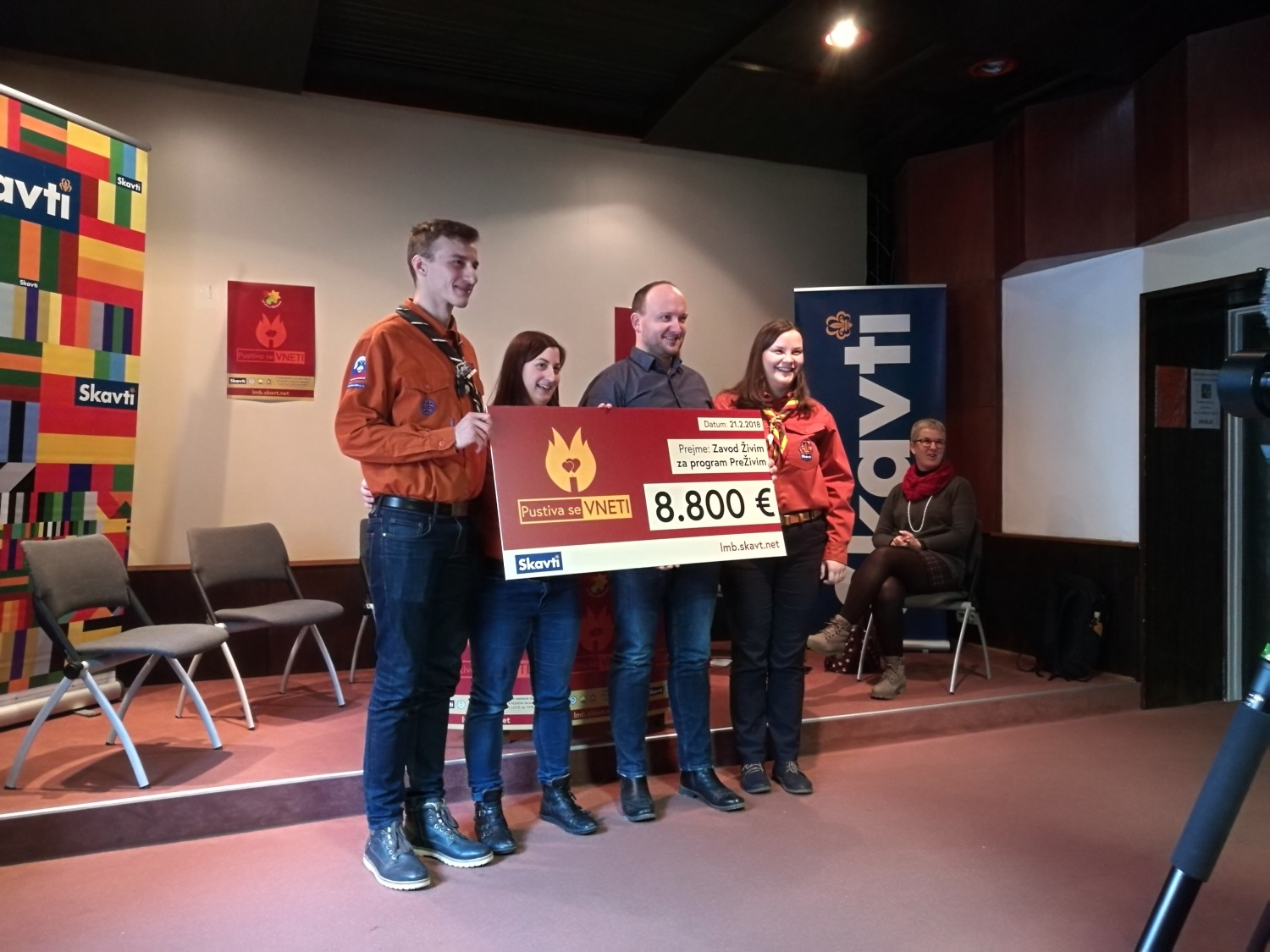 Podelili smo dobrodelna sredstva, zbrana z akcijo Luč miru iz Betlehema