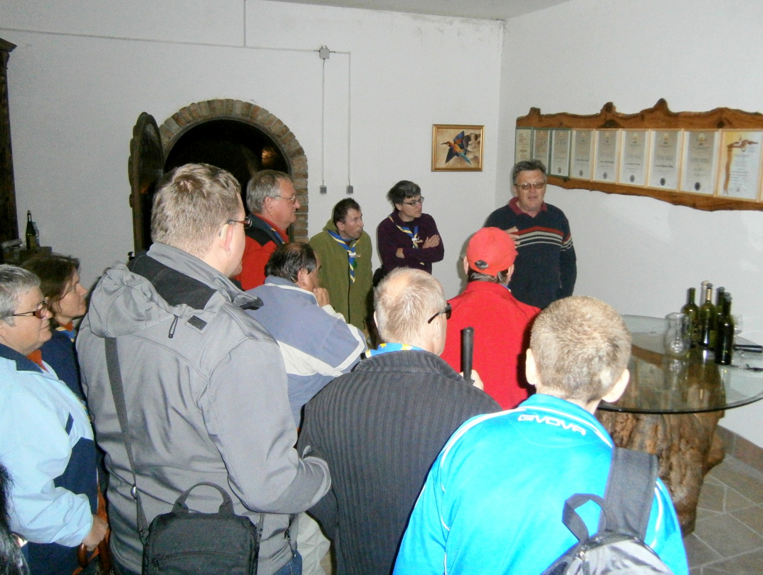 v vinski kleti pred repnico