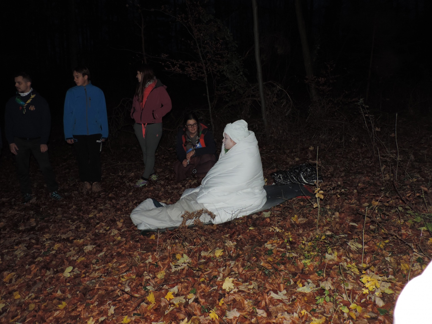 Bela oglavnica uči o pasivnosti.