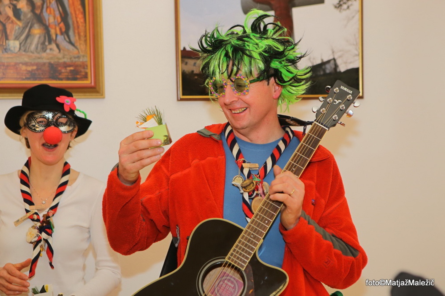 Maškeri, dirigent in roker