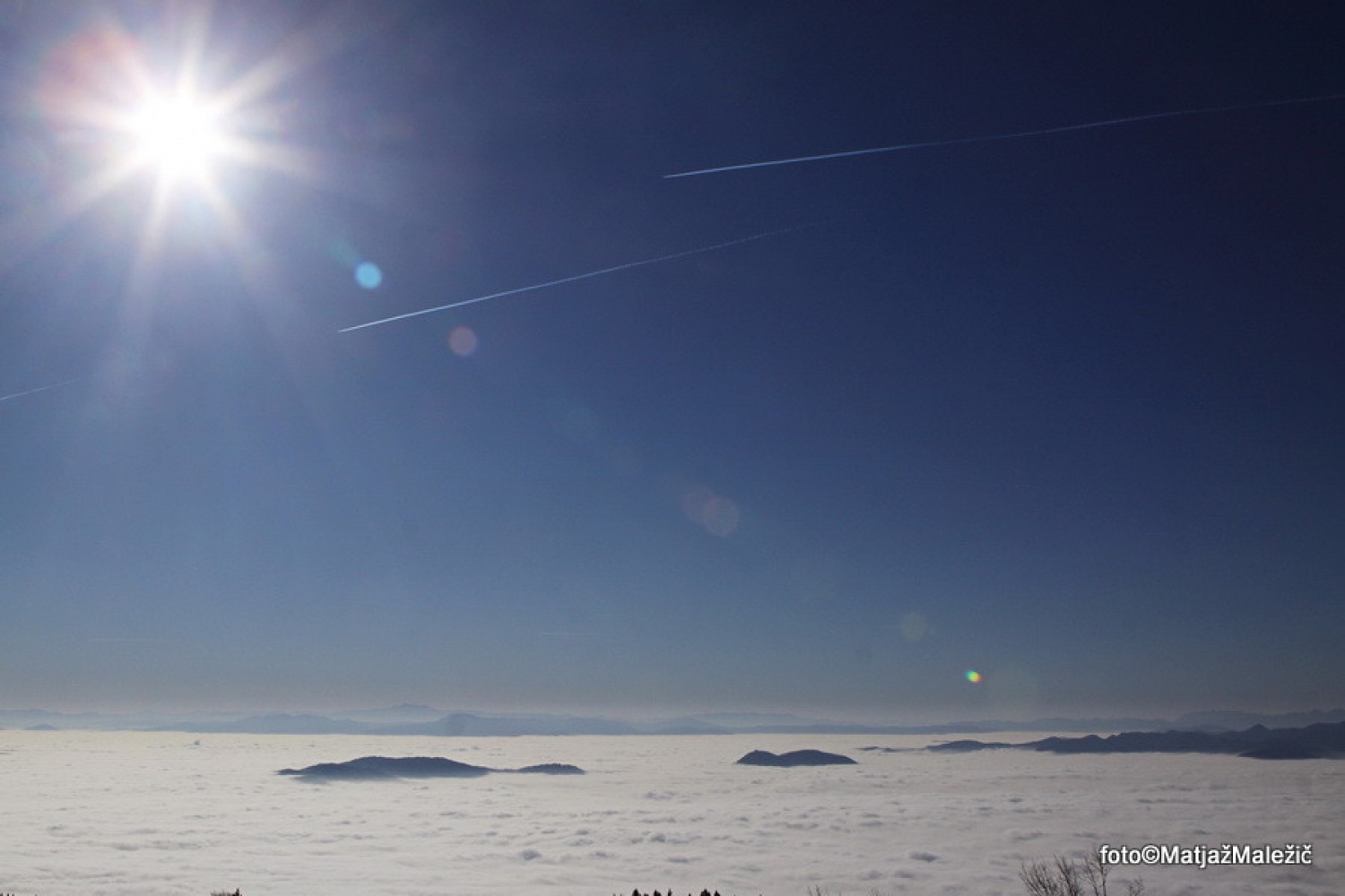 Morje megle v Ljubljanski kotlini