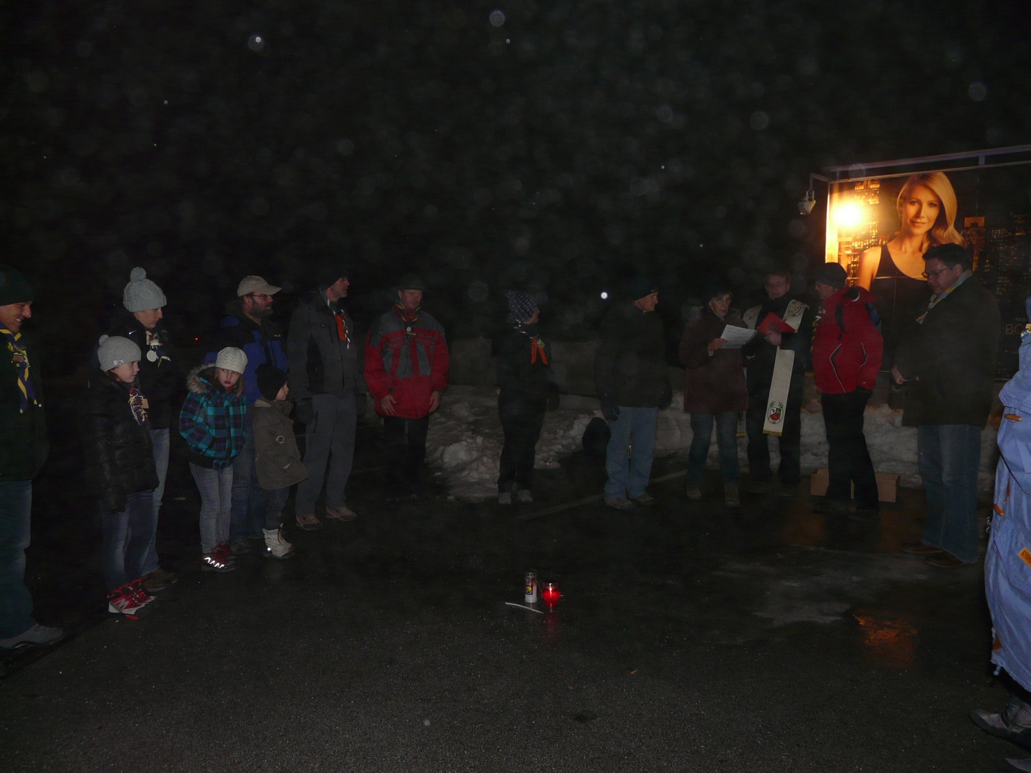 Luč miru je zasvetila tudi na Ljubelju