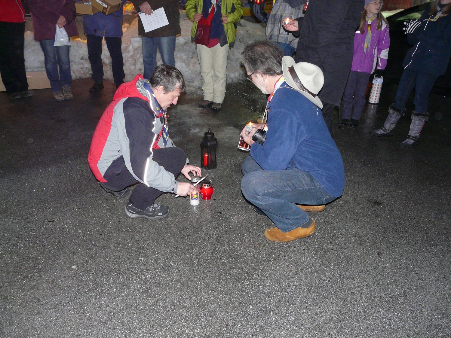Luč miru je zasvetila tudi na Ljubelju
