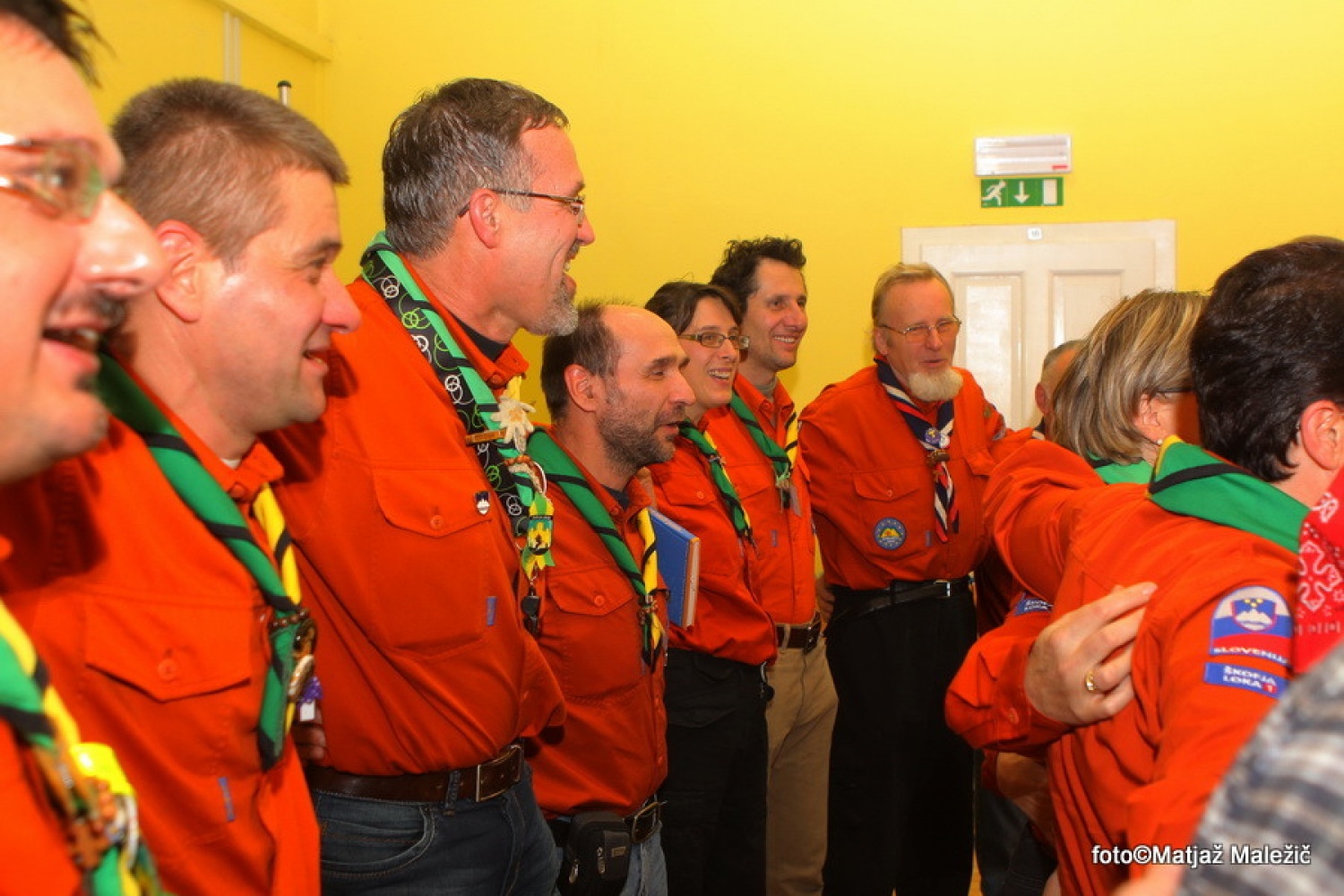 Vse oranžno, vse v skavtskih barvah