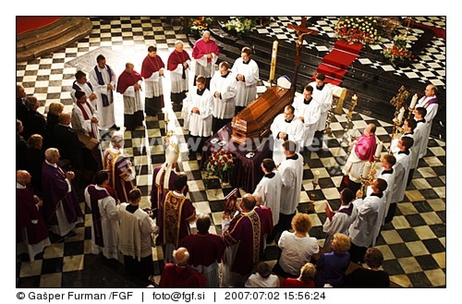 Sveta maša in pogreb upokojenega ljubljanskega nadškofa in metropolita msgr. dr. Alojzija Šuštarja
