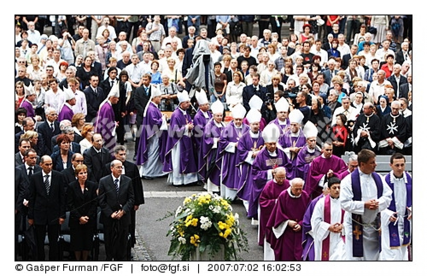 Sveta maša in pogreb upokojenega ljubljanskega nadškofa in metropolita msgr. dr. Alojzija Šuštarja