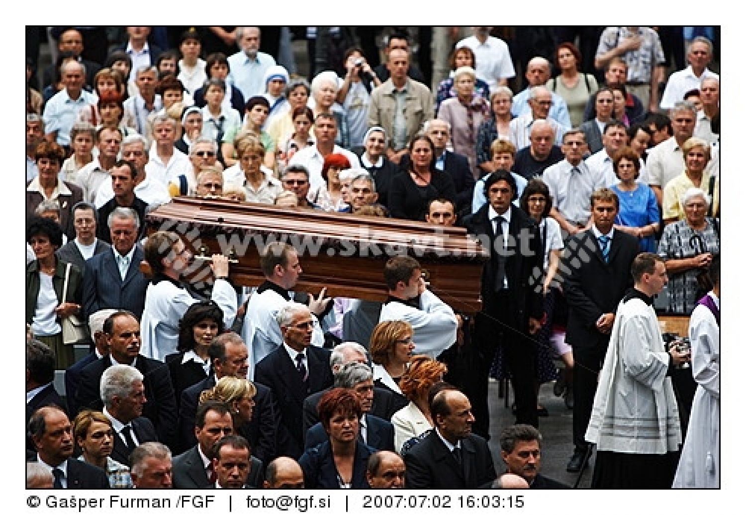 Sveta maša in pogreb upokojenega ljubljanskega nadškofa in metropolita msgr. dr. Alojzija Šuštarja