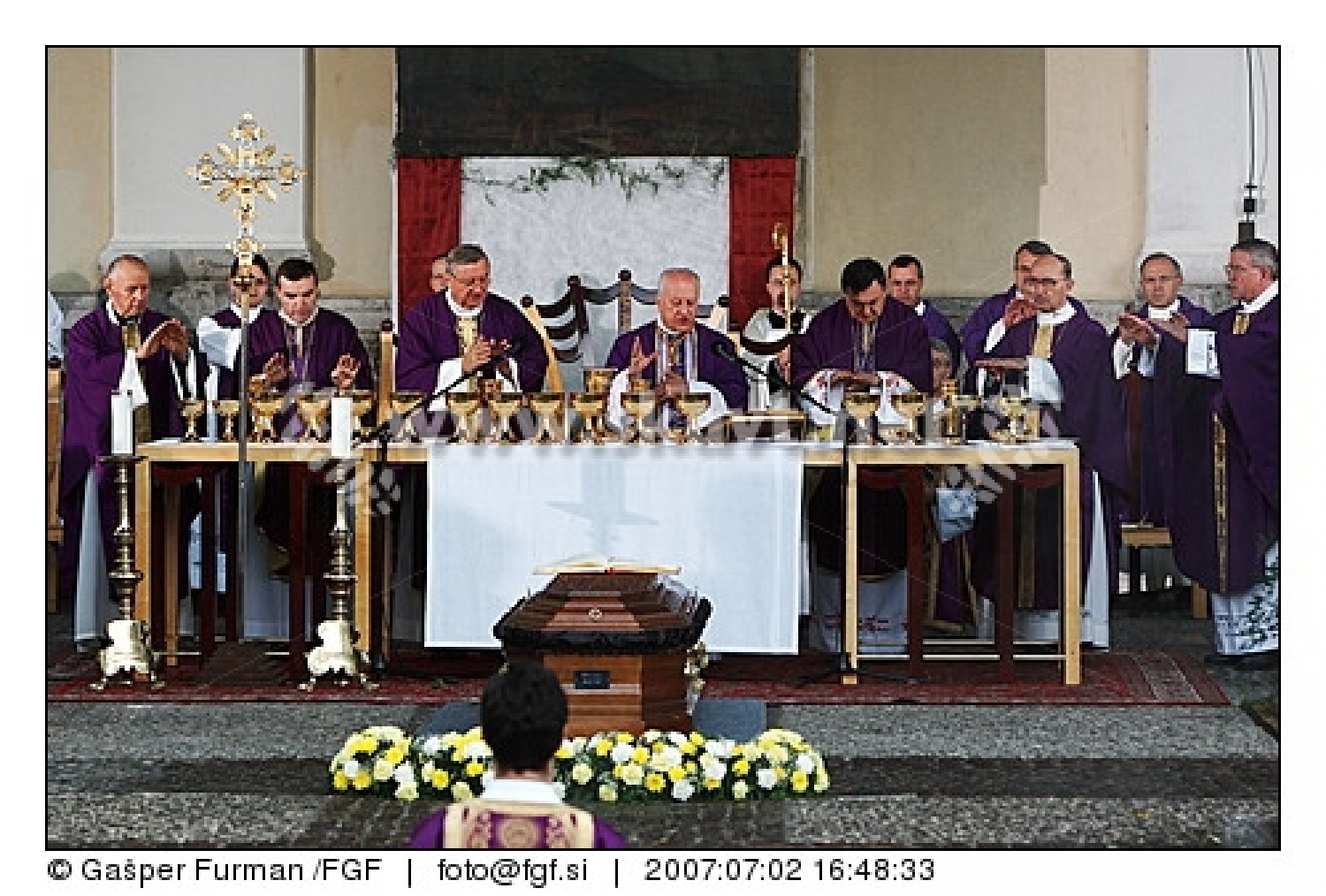 Sveta maša in pogreb upokojenega ljubljanskega nadškofa in metropolita msgr. dr. Alojzija Šuštarja