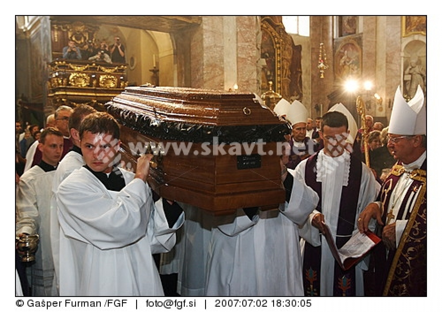 Sveta maša in pogreb upokojenega ljubljanskega nadškofa in metropolita msgr. dr. Alojzija Šuštarja