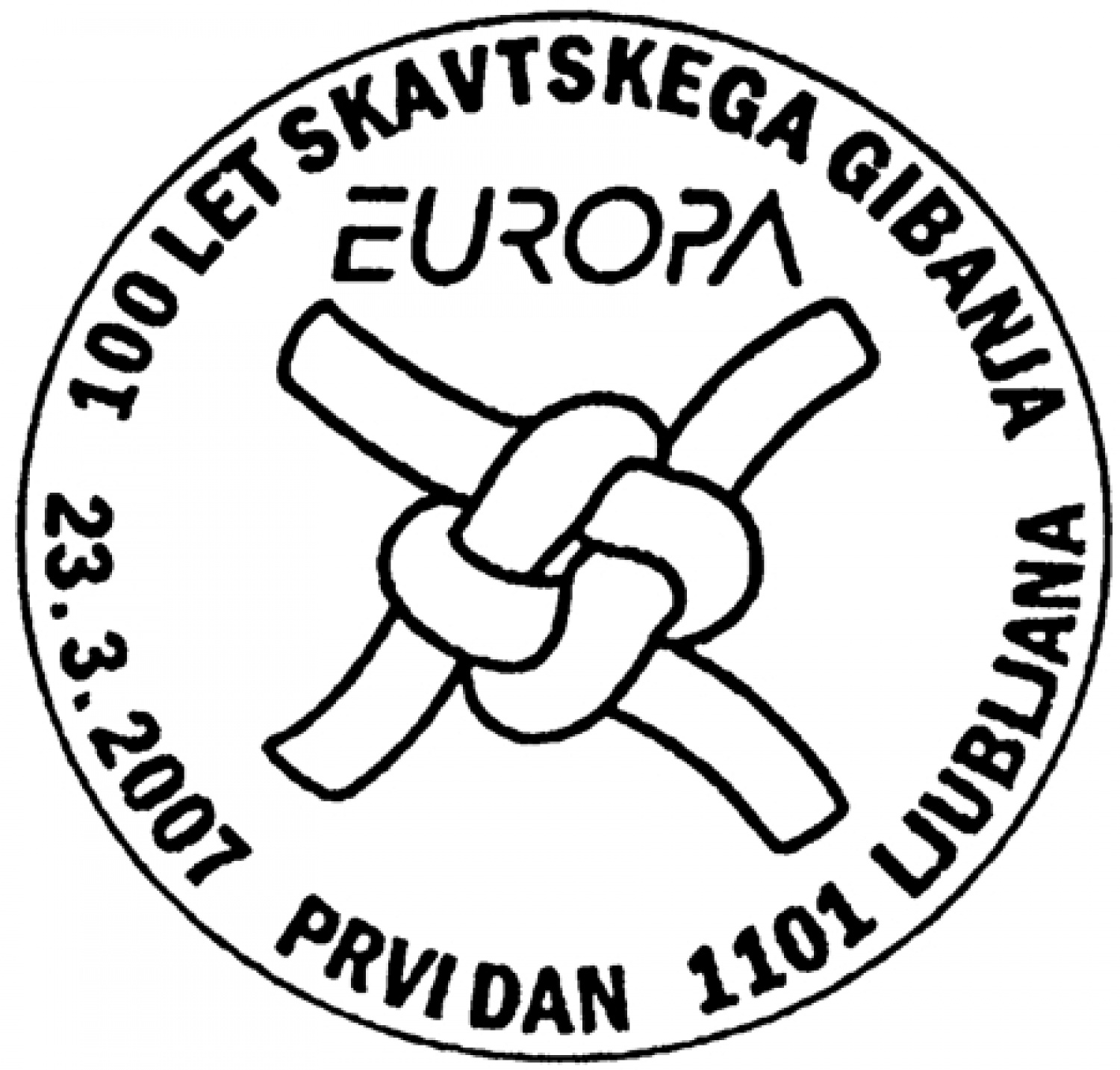 To so slike najnovejših priložnostnih znamk ob 100. obletnici skavtstva. ČESTITAMO!