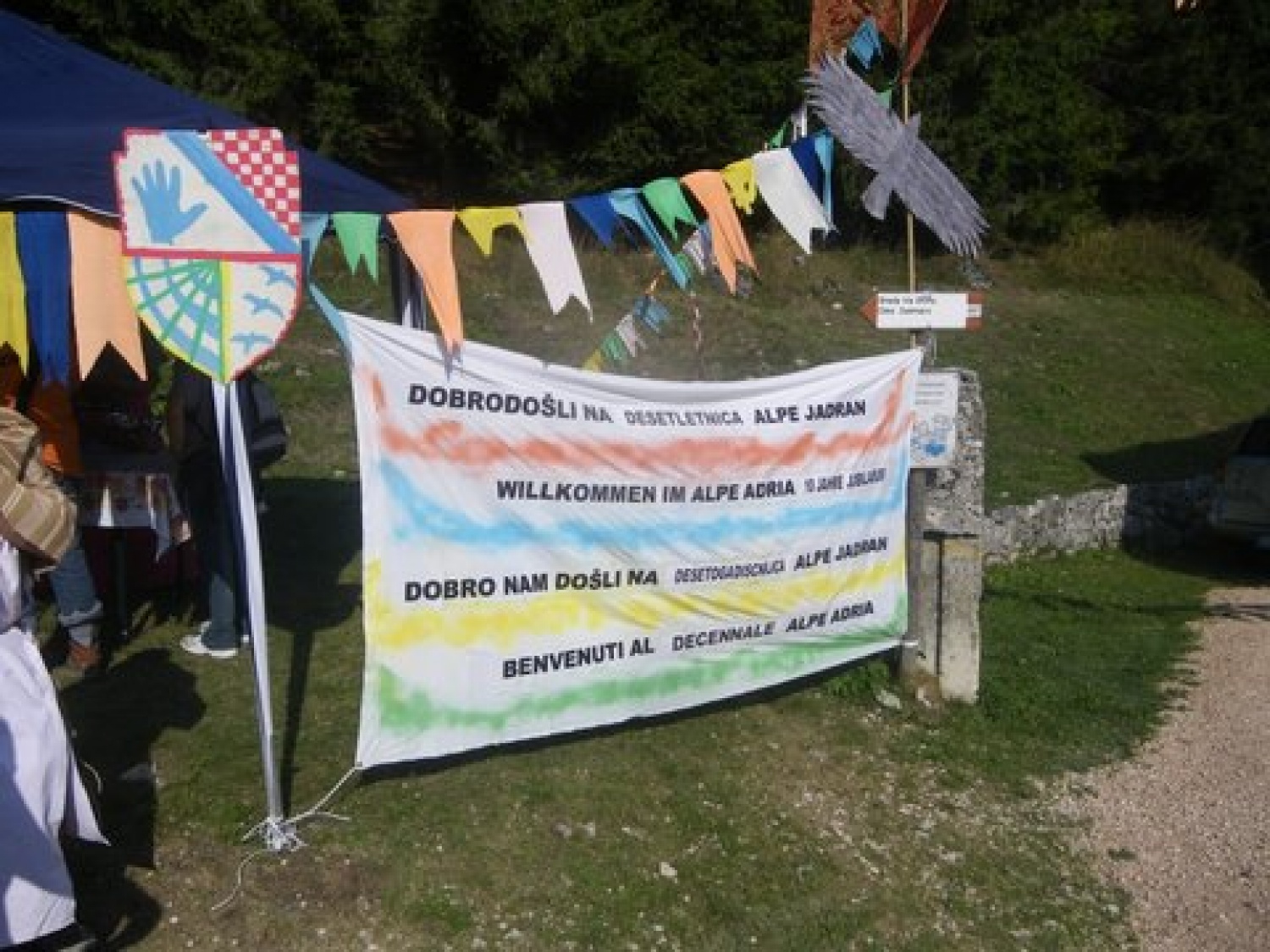 Praznovanje 10. letnice druženja bratovščine Alpe Adria skavt