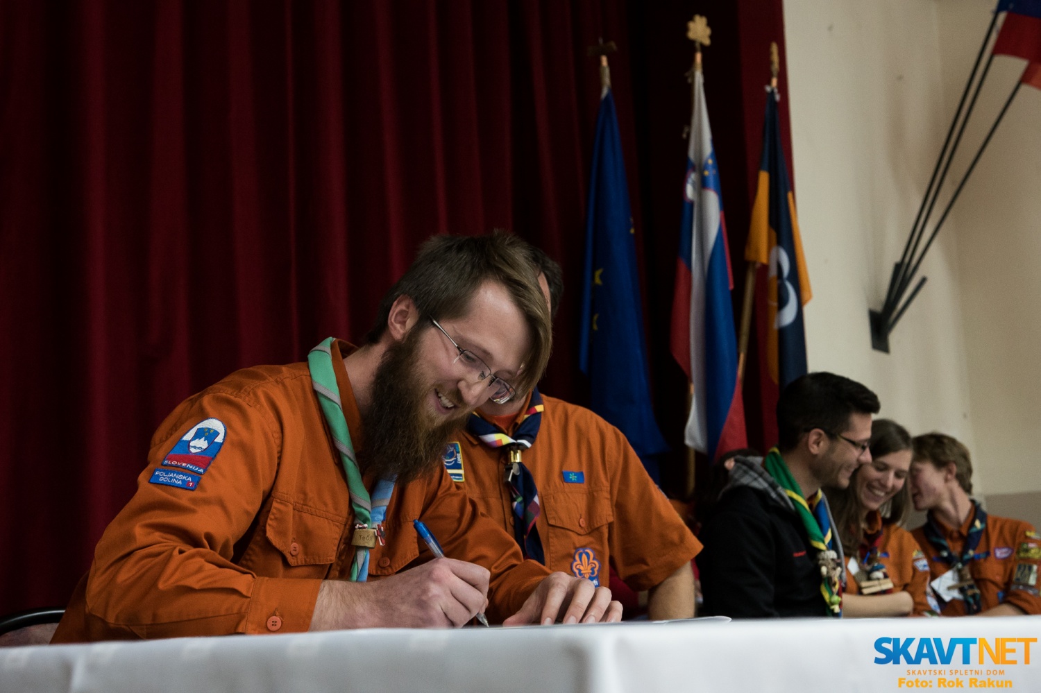 Podpis ustanovne listine stega Poljanska Dolina 1