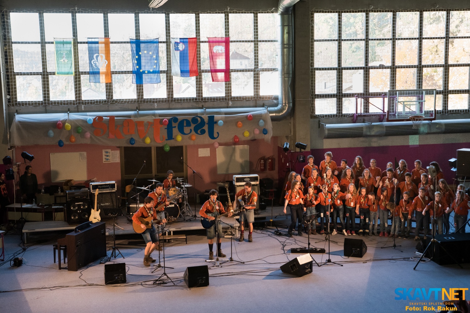 FOTO in VIDEO: Skavtfest 2015