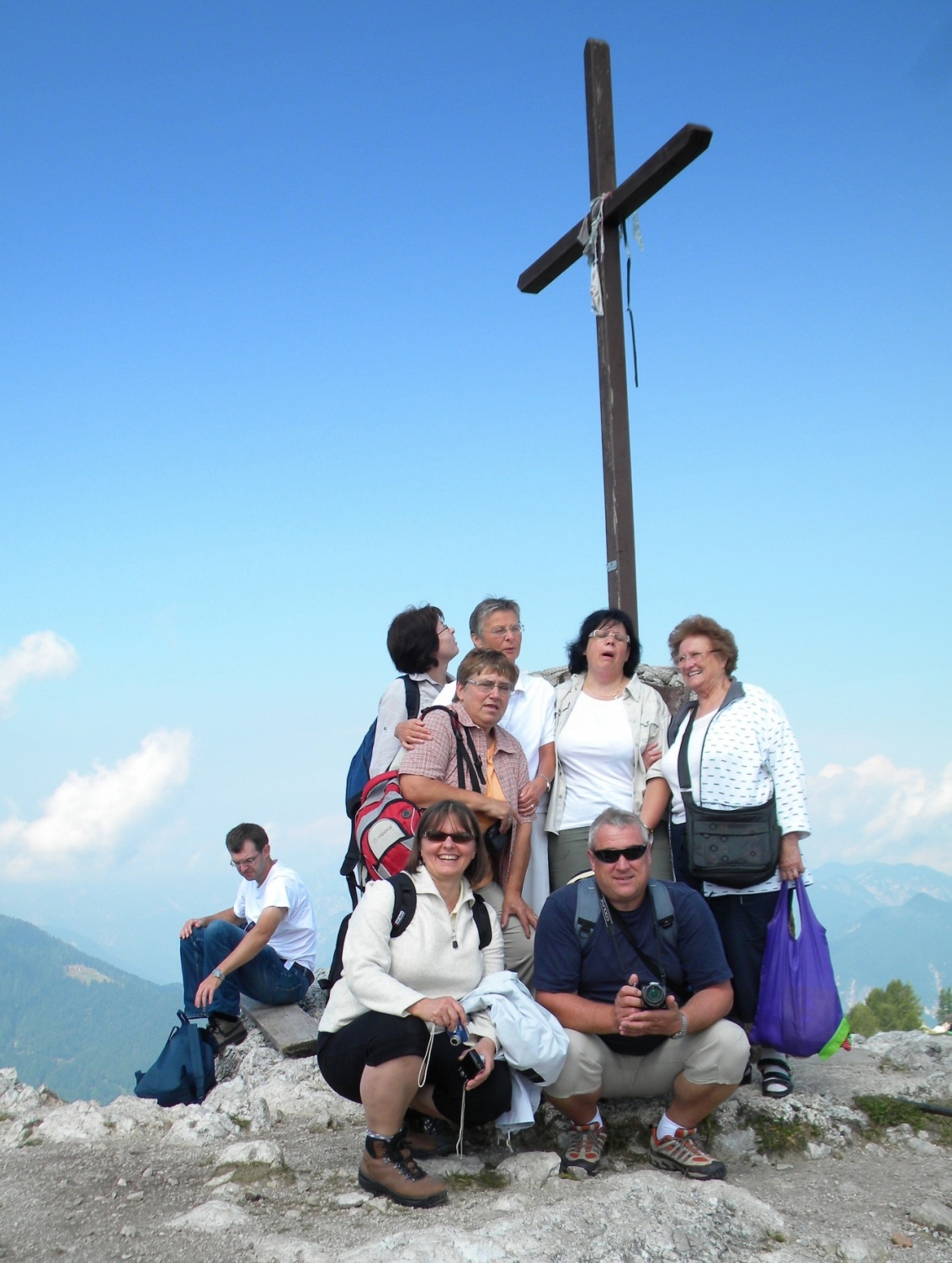 Pri križu na sv. Višarjah.