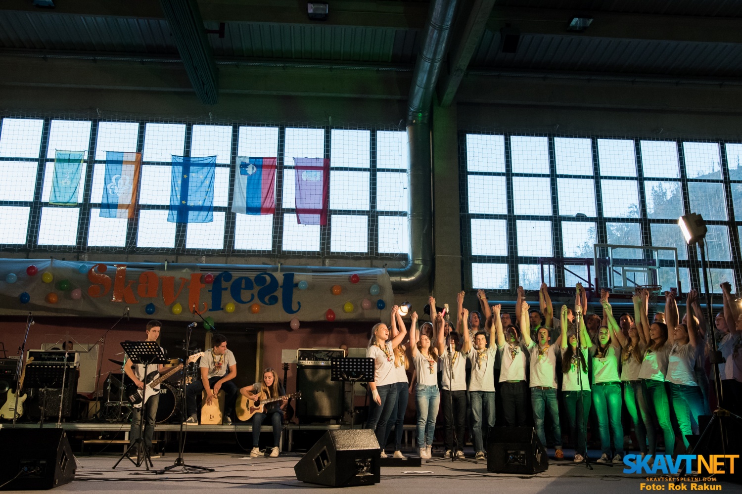 FOTO in VIDEO: Skavtfest 2015