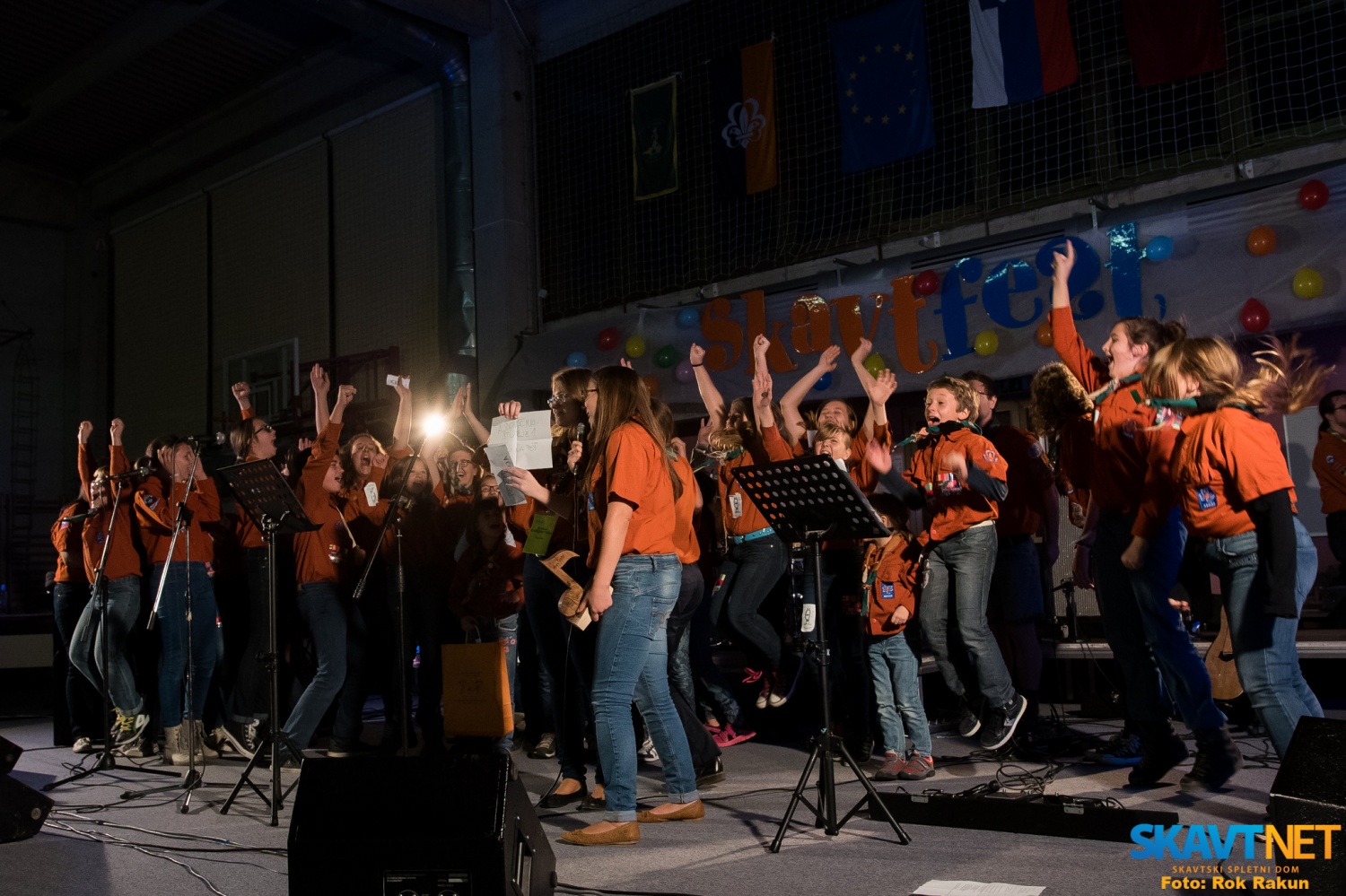 FOTO in VIDEO: Skavtfest 2015