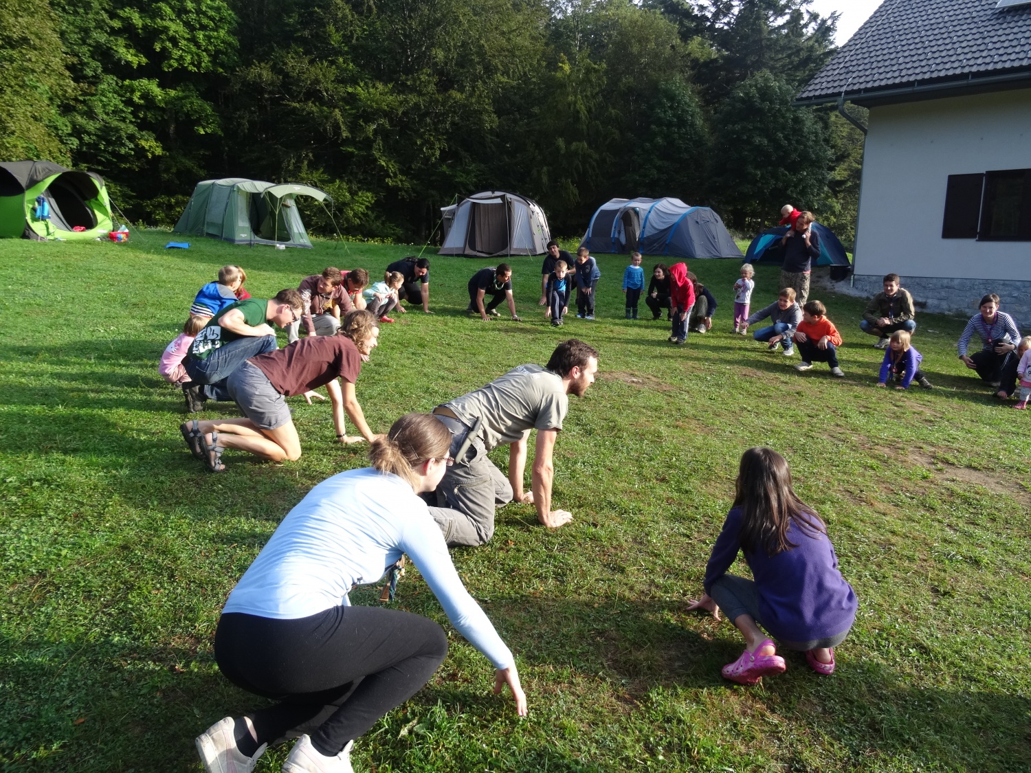 Baraga pri roških Indijancih - tabori družin pri SOC 2016