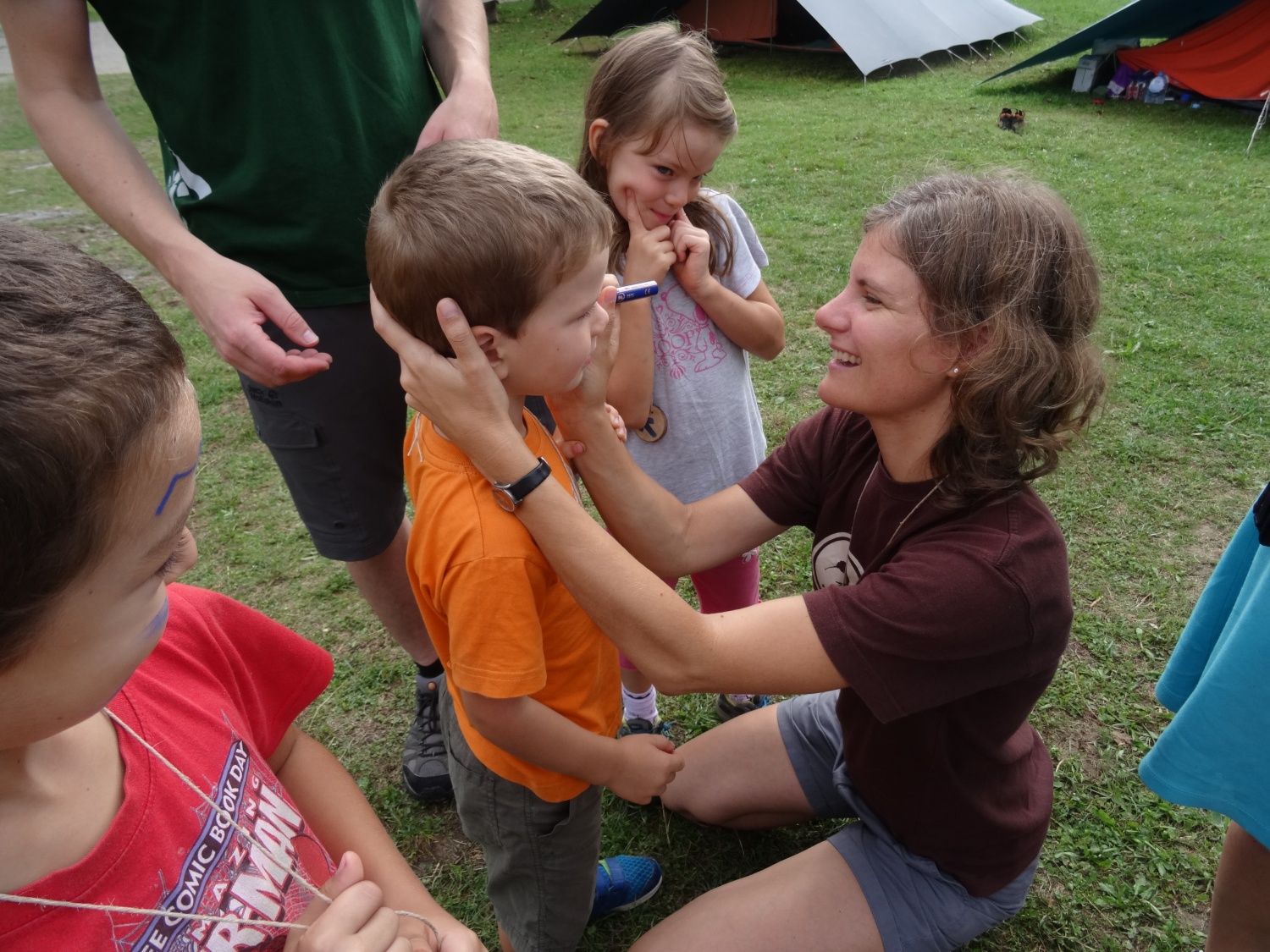 Baraga pri roških Indijancih - tabori družin pri SOC 2016