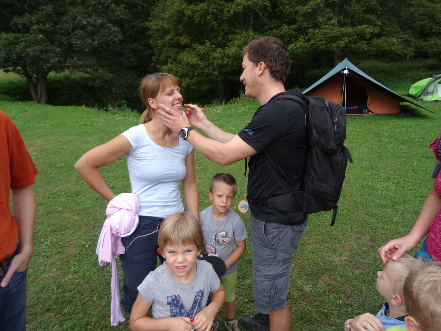 Baraga pri roških Indijancih - tabori družin pri SOC 2016